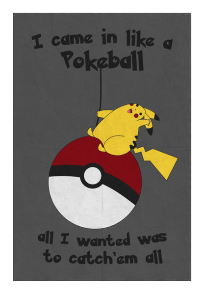 Pokemon Wrecking Ball meme Wall Art