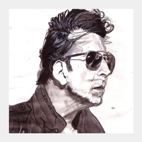 Akshay Kumar is a self-made superstar Square Art Prints