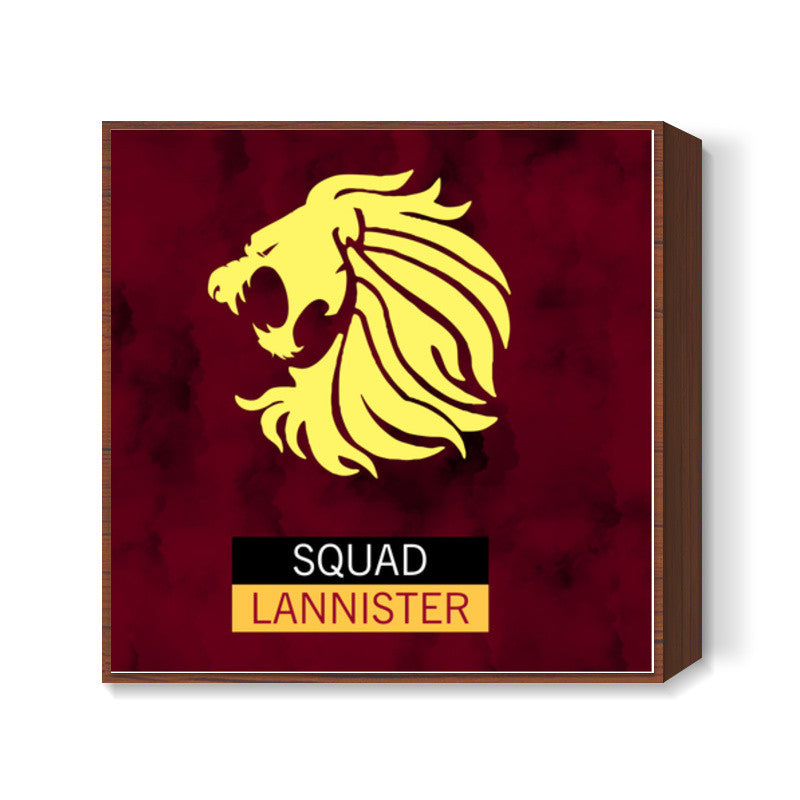 Squad Lannister | Game of Thrones  Square Art Prints