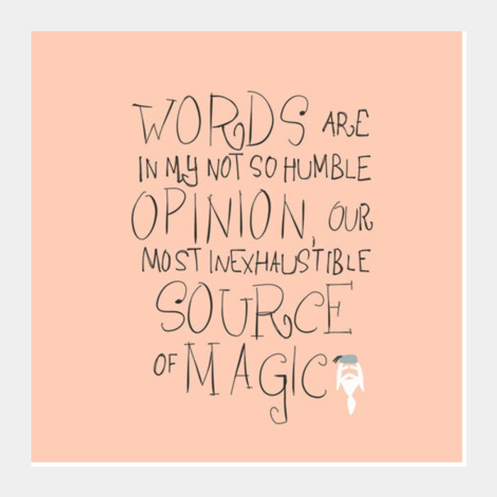 Harry Potter Quote Square Art Prints