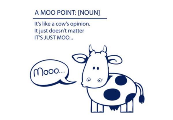 PosterGully Specials, MOO POINT! Wall Art