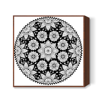 Flower Mandala Square Art Prints