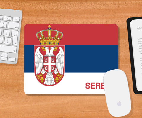 Serbia | #Footballfan Mousepad