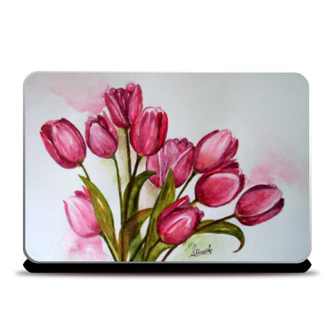Laptop Skins, Tulips Bouquet Laptop Skin