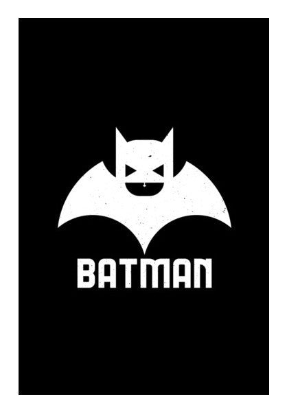 Batman With Black Art PosterGully Specials