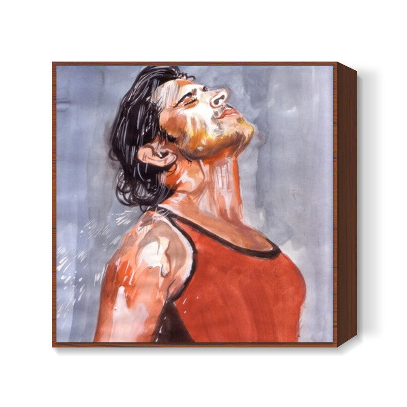 Undying spirit, unending passion of Hrithik Roshan Square Art Prints