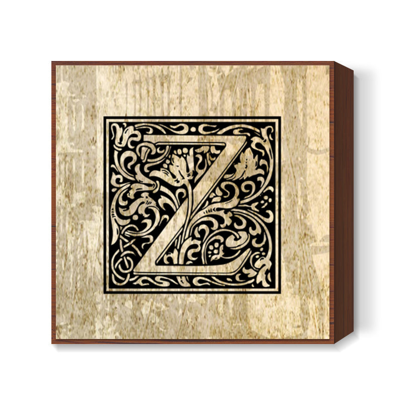 Ornate Z Square Art Prints