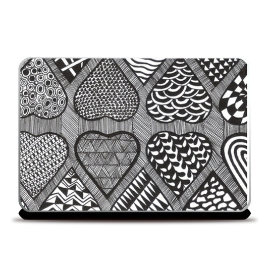 Prints in Hearts Laptop Skins