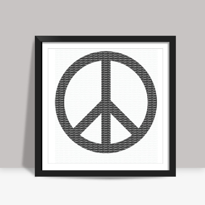 Where is peace? |  Look Closely Square Art Prints