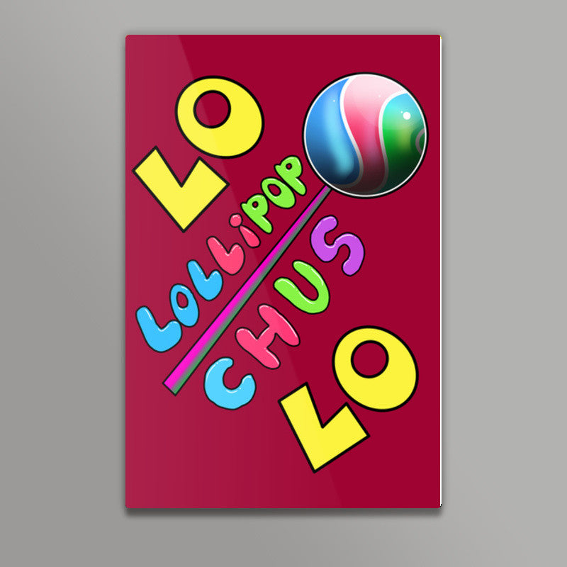 Lo Lollipop Chus Lo (Red Back) Wall Art