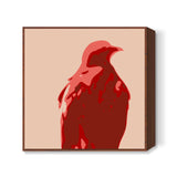 Abstract Eagle Red Square Art