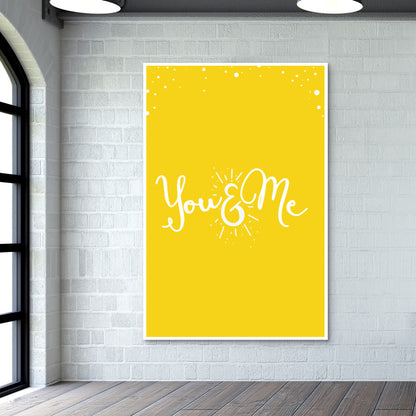 you and me Wall Art