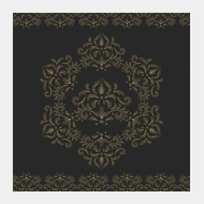 Line Game Gold Square Art Prints