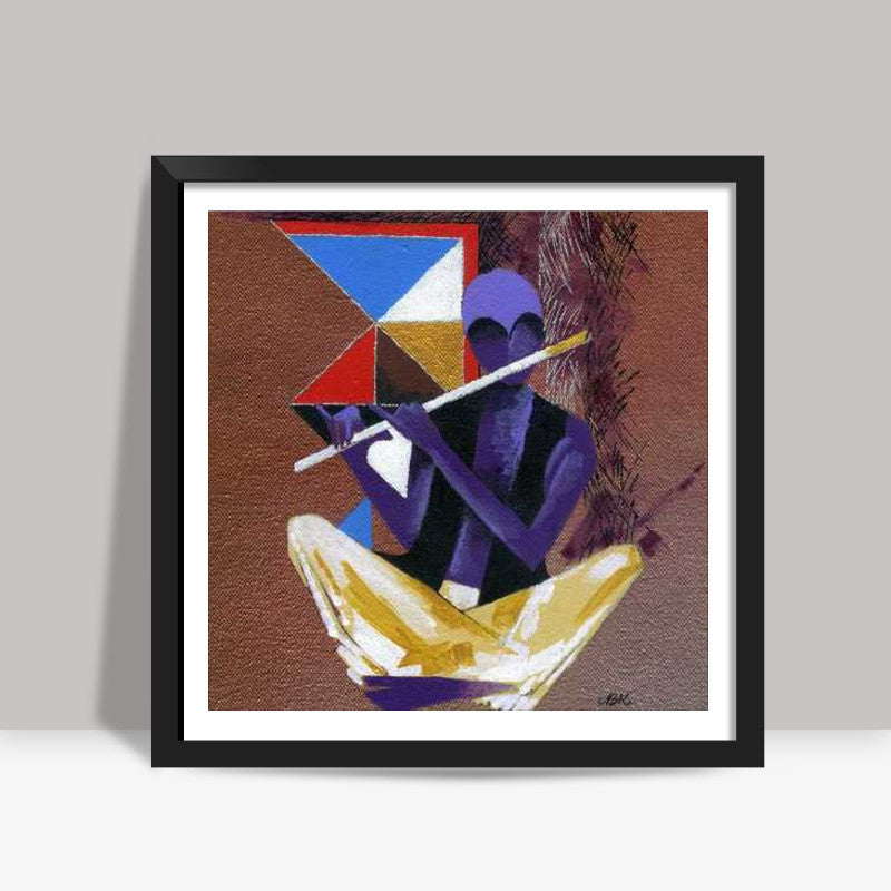 vibrant music-2 Square Art Prints