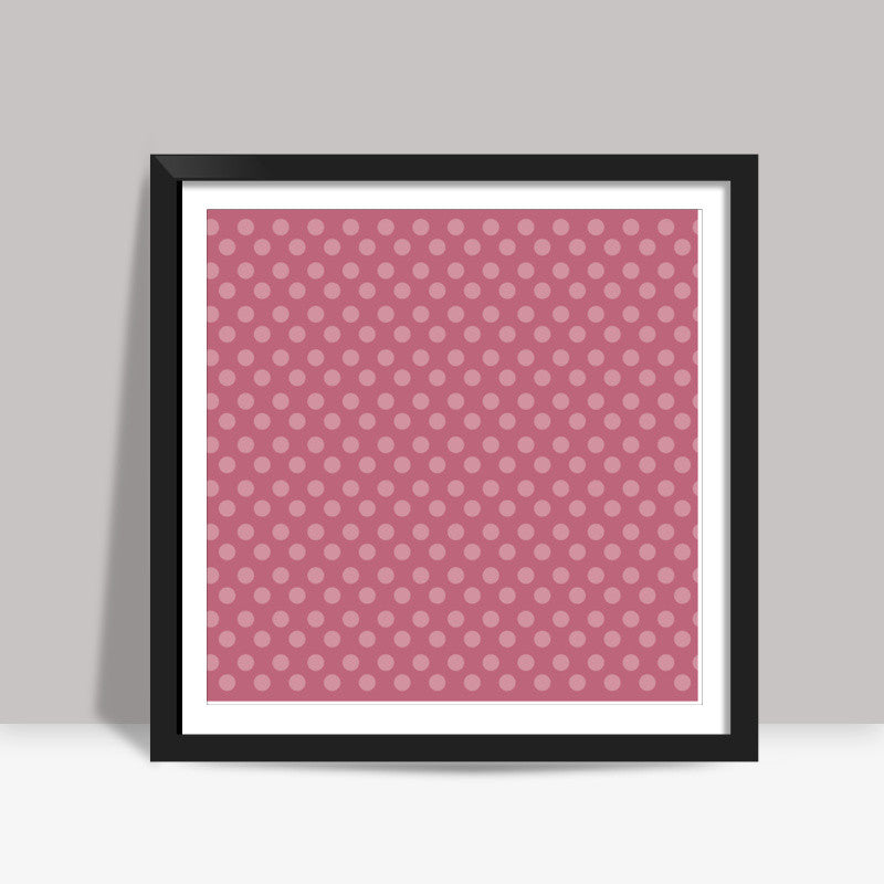 Pink Dots Square Art Prints