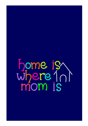 Home is where MOM is Wall Art