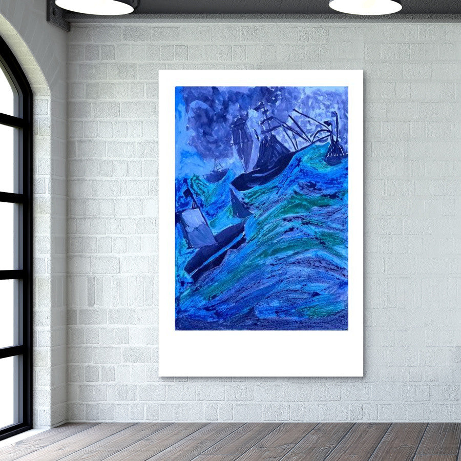 Battle Ship Wall Art