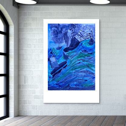 Battle Ship Wall Art