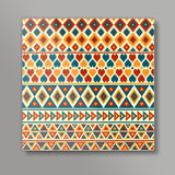 Aztec Pattern Square Art Prints