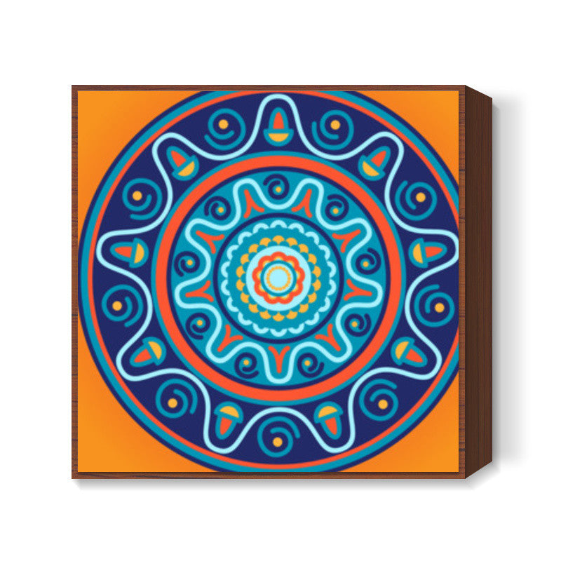 Mandala 3 Square Art Prints