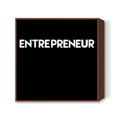 Entrepreneur Black Square Art Prints