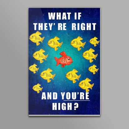 You're High Wall Art | Abhishek Faujdar