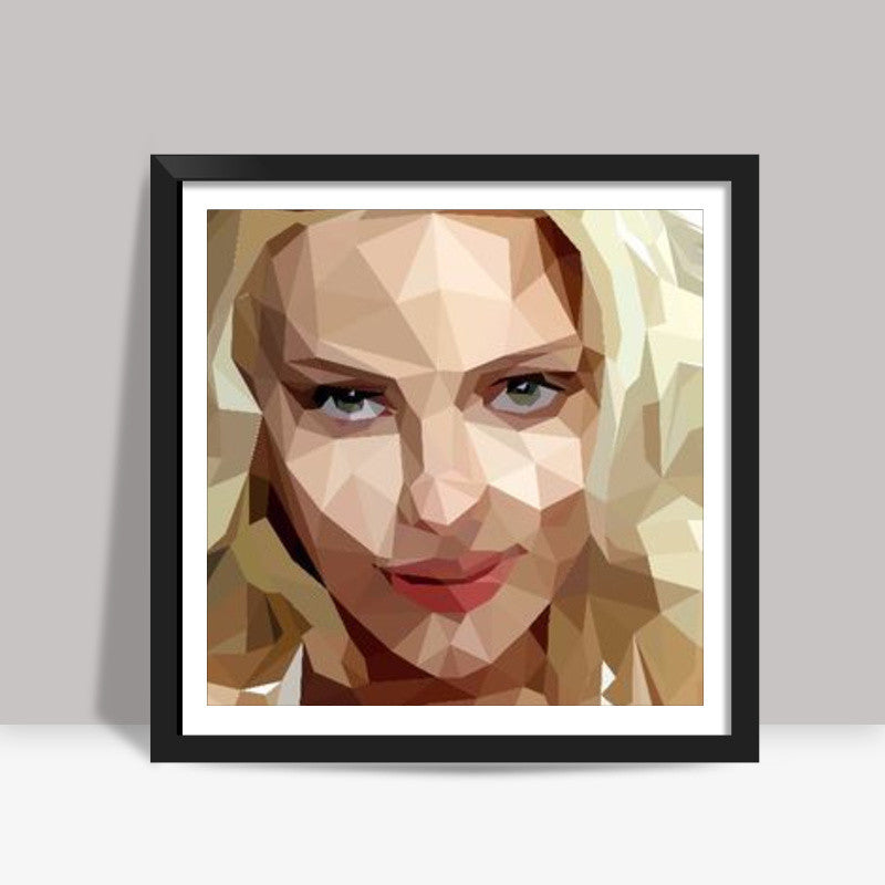 Scarlett Johansson Polygon Artwork