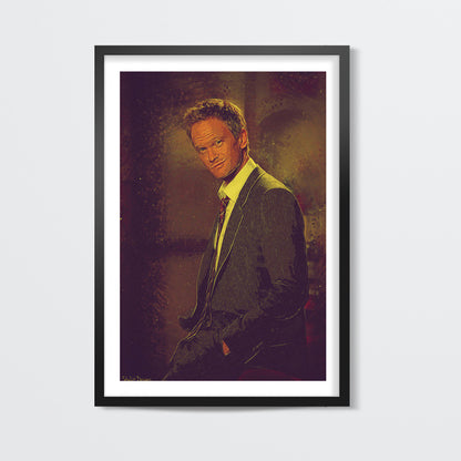 Barney How I Met Your Mother Painting Wall Art