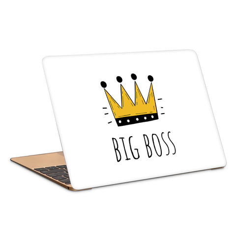 Big Boss Crown Minimal Artwork Laptop Skin