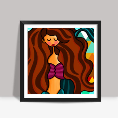 Mermaid Square Art Prints