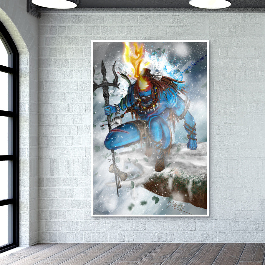 Fierce Shiva Wall Art