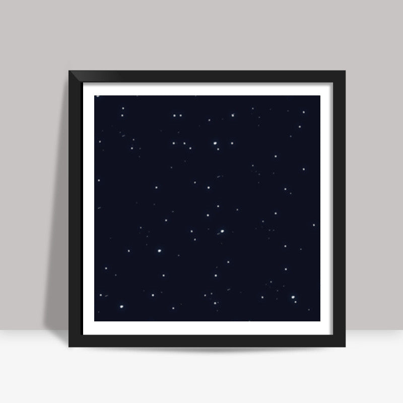 Night stars | Galaxy | Pattern Square Art Prints