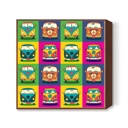 Retro Pop Square Art Prints