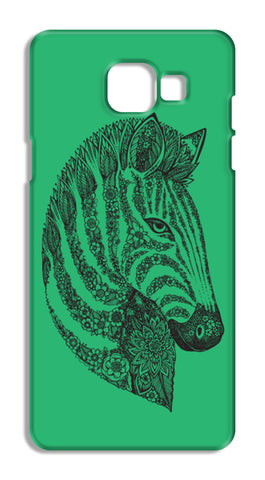 Floral Zebra Head Samsung Galaxy A5 2016 Cases