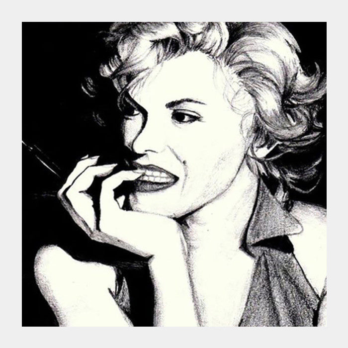 Square Art Prints, Marilyn Monroe Square Art Prints