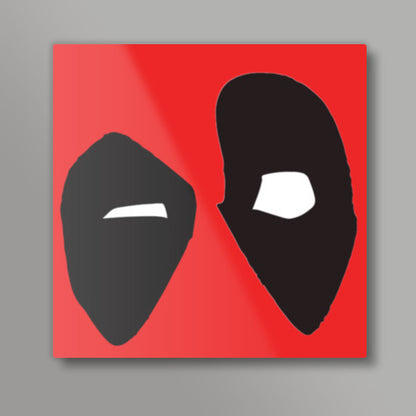 Deadpool Minimal Design Square Art Prints