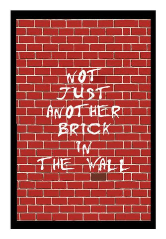 PosterGully Specials, Pink Floyd- Not Just another brick in the wall Wall Art