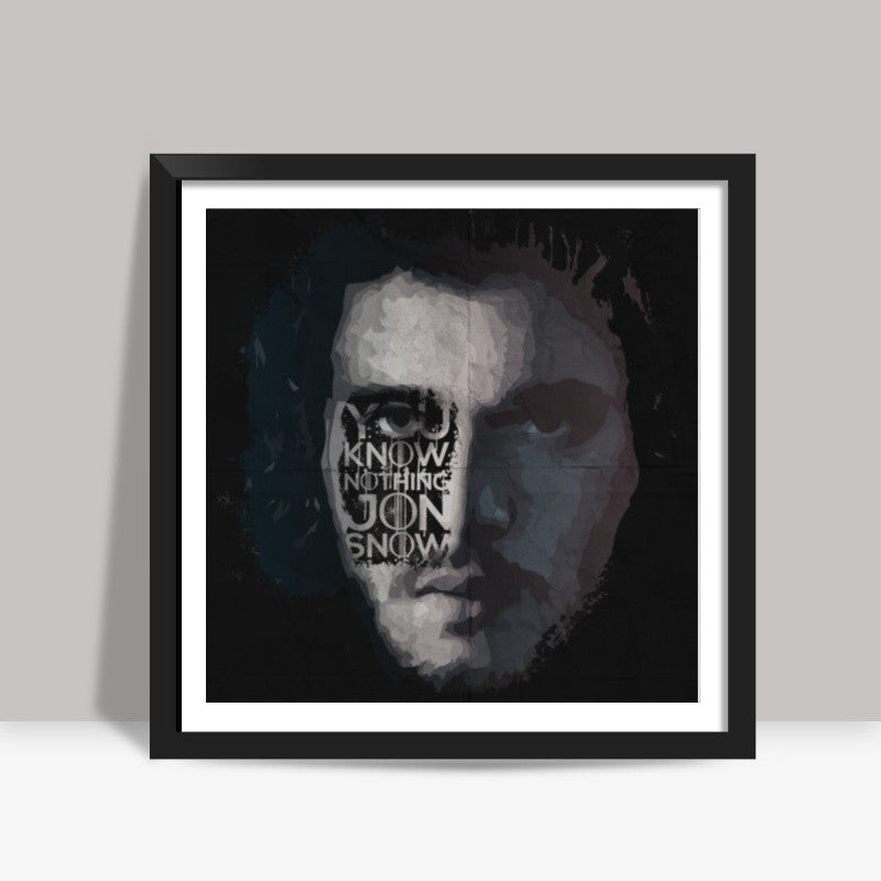 GOT Jon Snow Square Art Prints