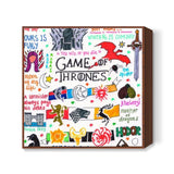 Game of Thrones Doodle Square Art Prints