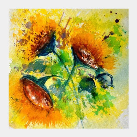 Sunflowers Square Art Prints PosterGully Specials