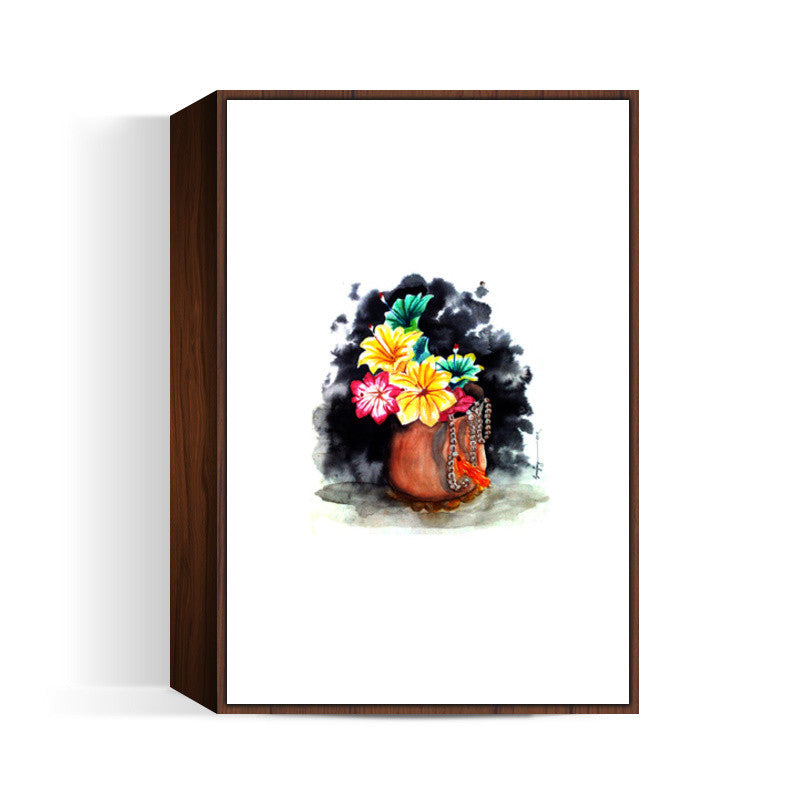 Plastic Flowers Wall Art