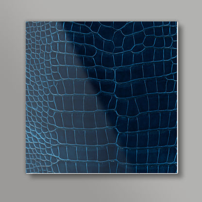 Blue skin Square Art Prints