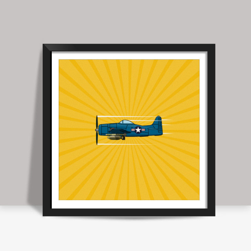 Grumman F8F Bearcat Square Art Prints