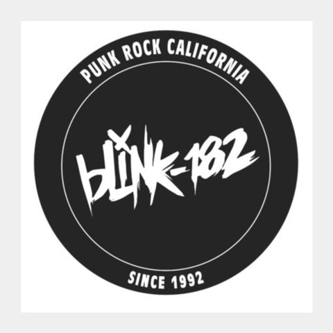 Blink 182  Punk Rock California Square Art Prints PosterGully Specials