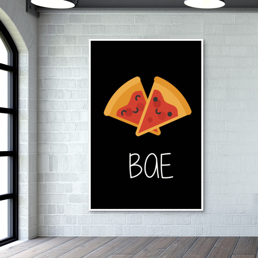 Pizza is my BAE 2 Wall Art