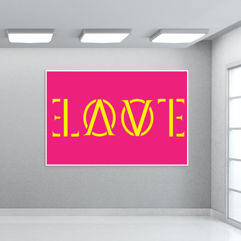 Its LOVE back and forth Wall Art