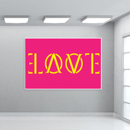 Its LOVE back and forth Wall Art