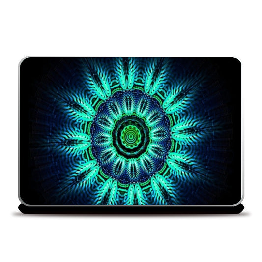 Laptop Skins, Blue Kaleido Laptop Skins