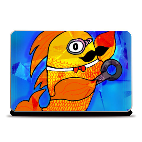 Laptop Skins, SOMETHING IS FISHY Laptop Skins
