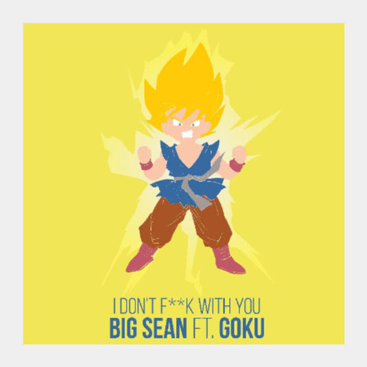 Square Art Prints, Super Saiyan Baby Goku Dragon Ball Square Art | Rishabh Bhargava, - PosterGully